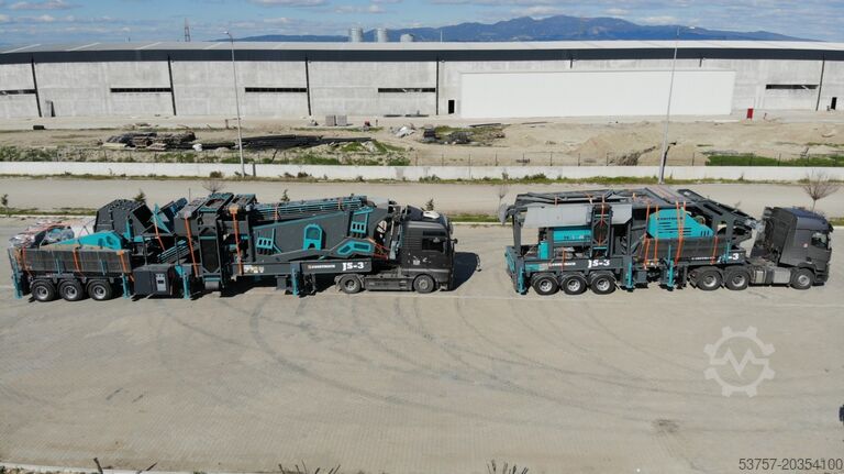 Mobile Brecheranlage Constmach Mobile Crushing Plant Mobile Crushing Plant 120-150 tph JS-2