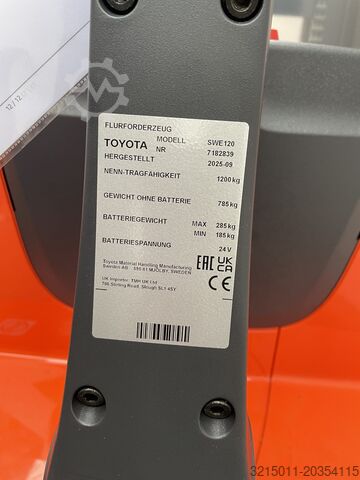Carrello elevatore alto TOYOTA BT SWE160