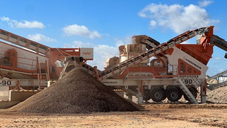 Mobile Brecheranlage Constmach Mobile Crushing Plant Mobile vertical impact crushing plant