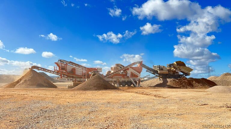Mobile Brecheranlage Constmach Mobile Crushing Plant Mobile vertical impact crushing plant