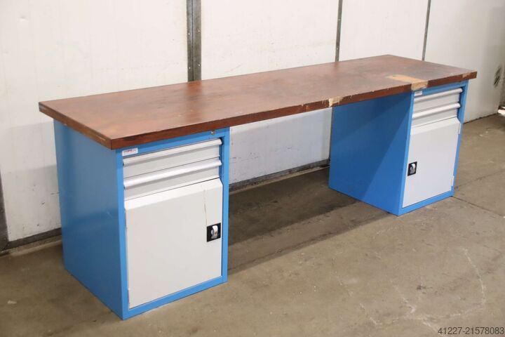 Banco de trabalho KLW Lutz 2500/700/H855 mm