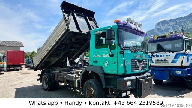 Sklápěcí vůz MAN 19.414 FAK 4x4 3-Seiten Kipper Bj 00