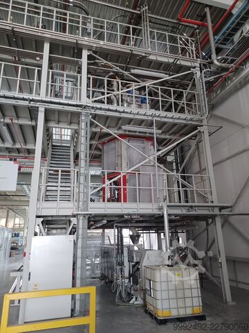 Extrudér na PVC desky s kompletní výrobní linkou Weber DS .13.27