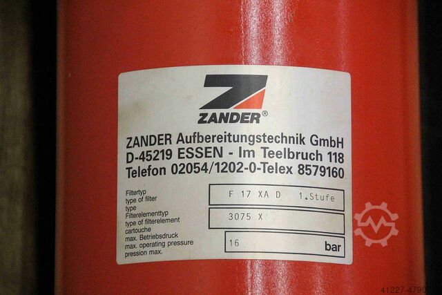 Persluchtfilter Zander F17