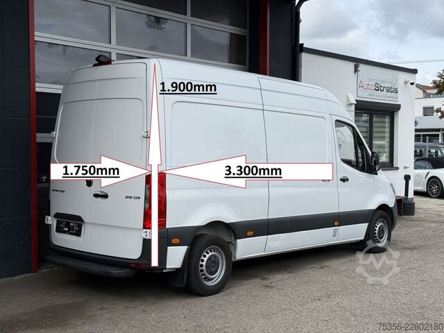Bestelwagen met verhoogd dak MERCEDES-BENZ Sprinter 215 CDI L2H2 Klima 7MBUX Orig.