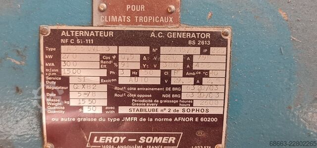 Generatore elettrico LE ROY SOMER 