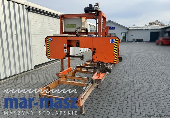 Trak pilarka taśmowa pozioma do kłód WIREX typ CZ-1/ZM