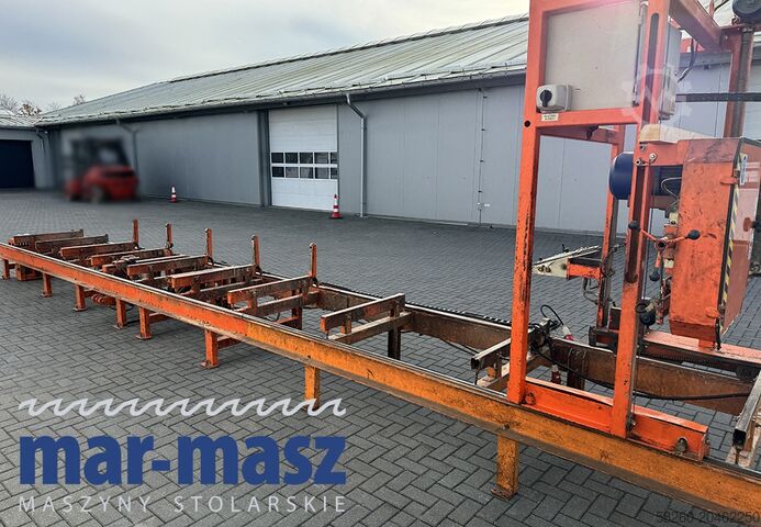 Trak pilarka taśmowa pozioma do kłód WIREX typ CZ-1/ZM