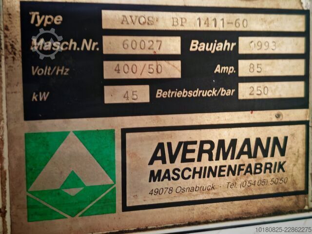 Ballenpresse mit Förderband Avermann AVOS BP 1411-60