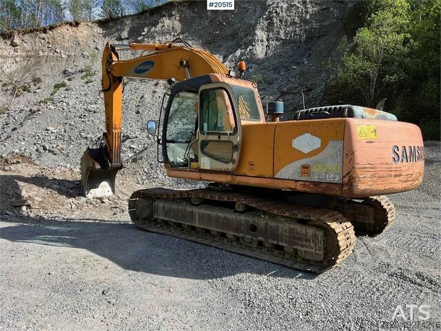 Gravemaskine med larvebånd Samsung se210 LC3 Excavator w/ toothed bucket. WATCH THE V