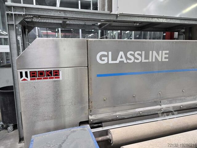 Sistema di lavaggio del vetro piano / orizzontale ROKA HGW 280 LP0B3D 1/1