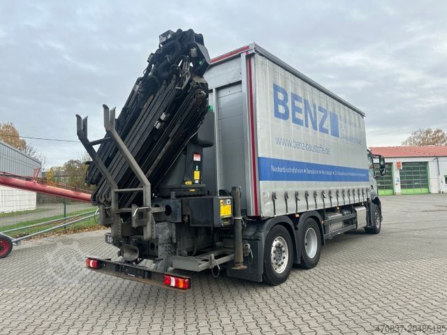 LKW mit Pritsche & Plane MERCEDES-BENZ Antos 2543 6x2 / Palfinger PK 34002 + Jib + Funk