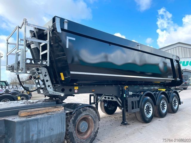 Tipper semitrailer SCHMITZ CARGOBULL 28m³ Stahlkippauflieger / Rollplane / Auch Miete
