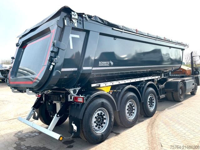 Tipper semitrailer SCHMITZ CARGOBULL 25m² Stahlkipper mit E-Verdeck/ Auch Miete!