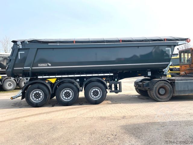 Tipper semitrailer SCHMITZ CARGOBULL 25m² Stahlkipper mit E-Verdeck/ Auch Miete!