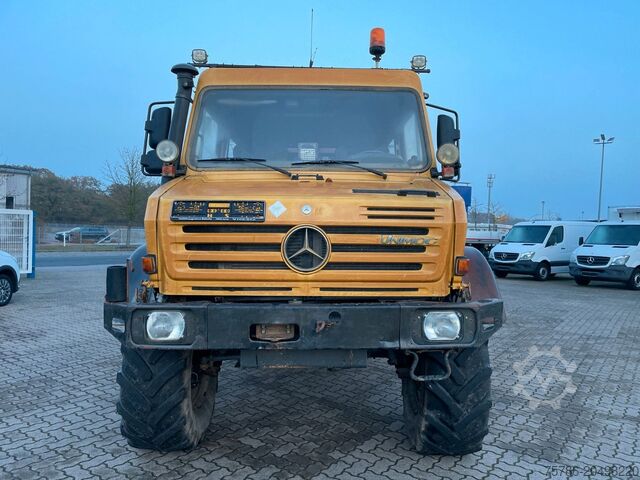 Autolaadkraan MERCEDES-BENZ U 5000 Doka Pritsche/ PK 10.502 A/ AC/ AHK/ EU 3
