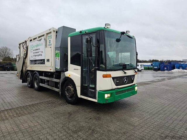 Vuilniswagen MERCEDES-BENZ 2629 2 Kammern, Euro 6 Filter, Faun 22 cbm
