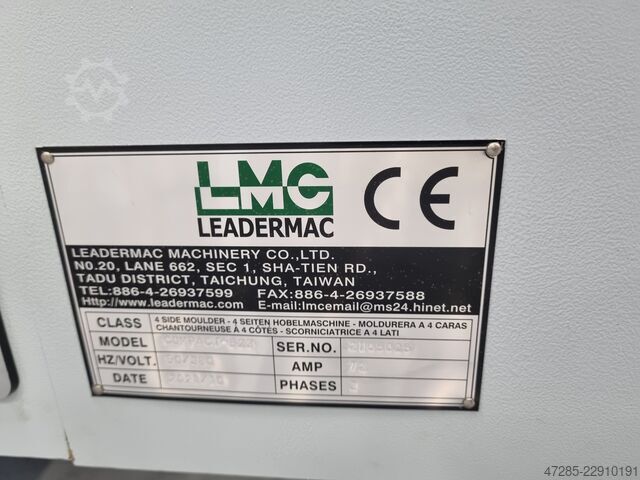 Vierzijdige schaafmachine Leadermac Compact LMC-523C