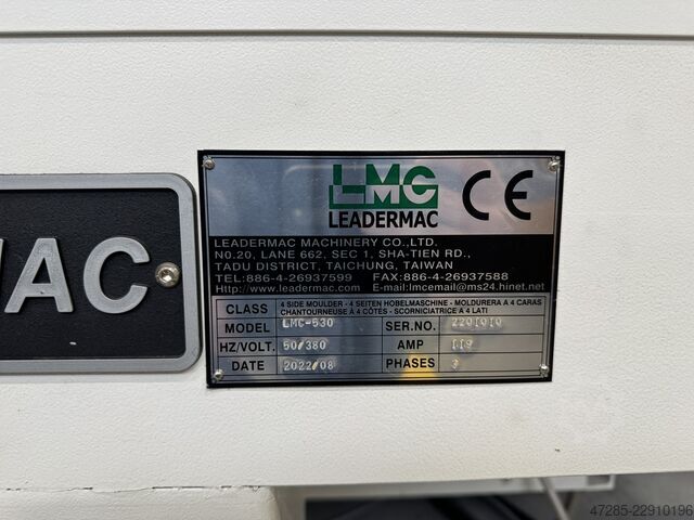 Dört taraflı planya Leadermac Compact LMC-530C
