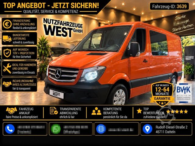 Κλειστό βαν MERCEDES-BENZ Sprinter 316 CDI Mixto 6-Sitzer*Lang*AHK*Kamera