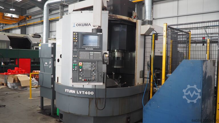 Vertical turning lathe Okuma V-Turn LVT 400 (2 Machine Cell)