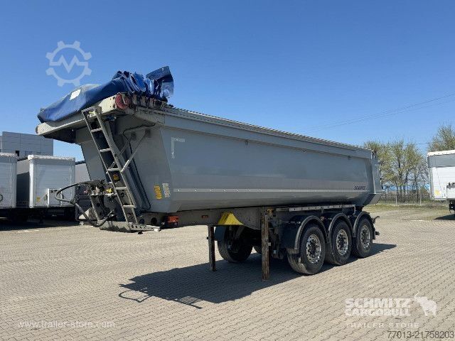 Damperli yarı römork Schmitz Cargobull Tipper Steel half pipe body 25m³