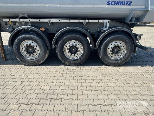 Damperli yarı römork Schmitz Cargobull Tipper Steel half pipe body 25m³