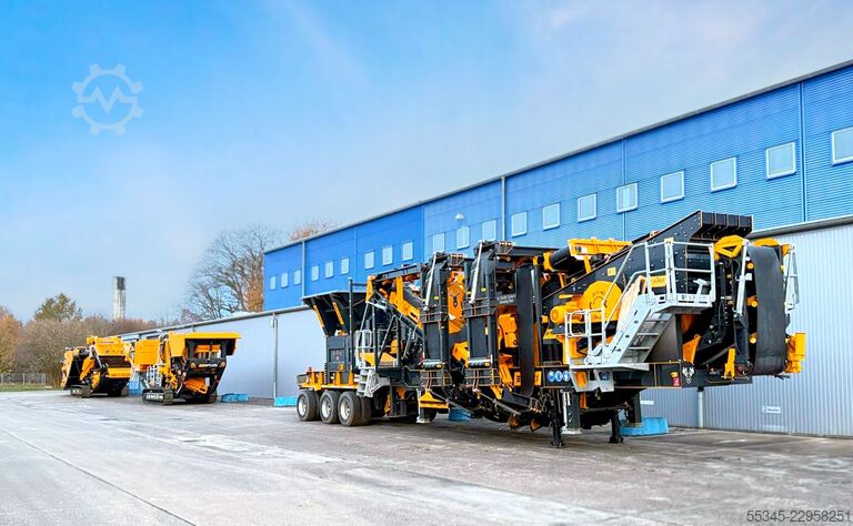 Kırma ünitesi FABO Mobile Impact Crusher Mobile Impact Crusher PRO-90