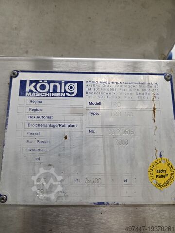 Konig industriell bullinje Industrie RexI Konig Konig industrie Rex I automaat Bun lijn