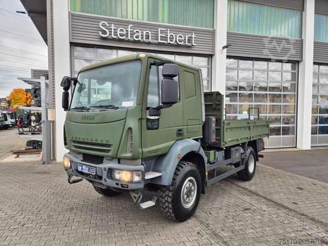 LKW mit Pritsche (offen) IVECO Eurocargo ML100E22WM-BW 4x4 Pritsche L-Haus Bett
