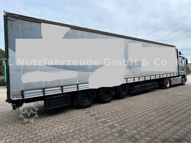 Nyitott ponyvás félpótkocsi BERGER SAPL 24LTMN light*Mega*Edscha Verdeck*Lift*