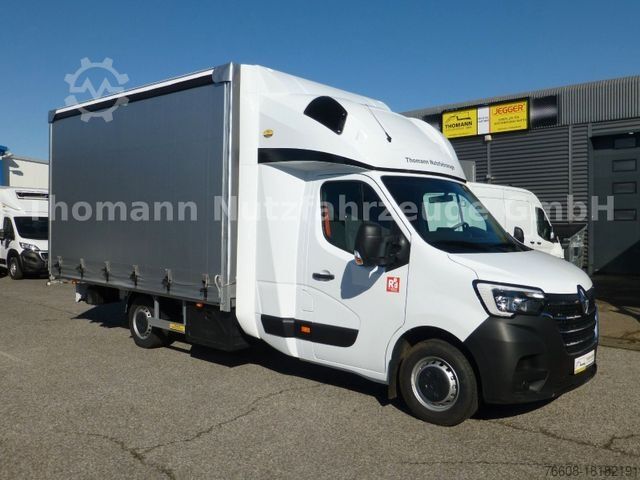 Curtain sider van RENAULT Pritsche Plane mit Schlafkabine hinten