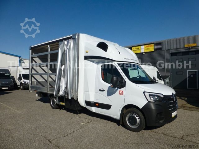 Curtain sider van RENAULT Pritsche Plane mit Schlafkabine hinten