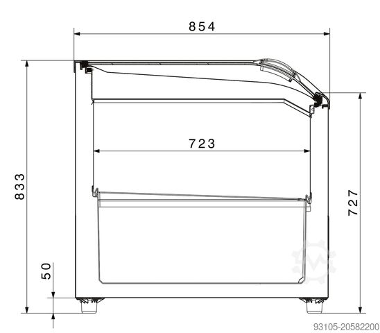 Arcón congelador AHT MIAMI 250 R290 LED AHT Miami 250