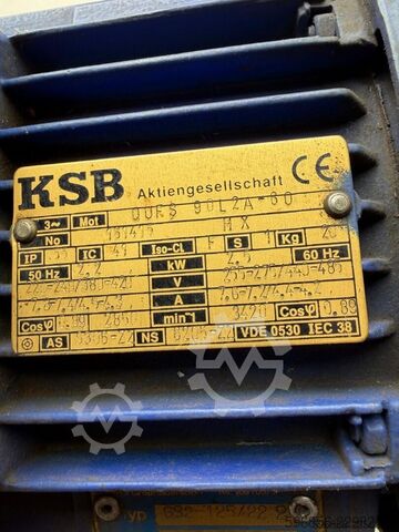  KSB ETABLOC-G 32-125/222 pompa odśrodkow KSB ETABLOC-G 32-125/222 pompa odśrodkow