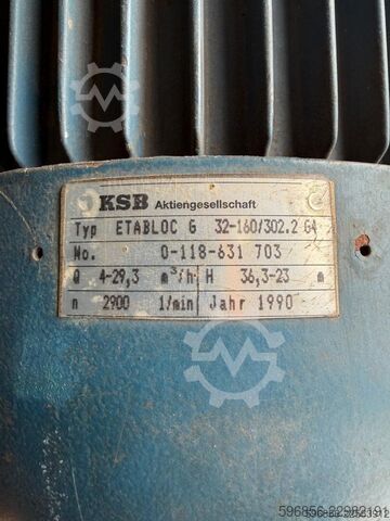  KSB ETABLOC-G 32-160/302.2 KSB ETABLOC-G 32-160/302.2