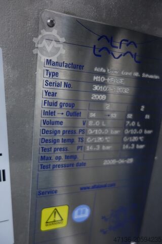 Wymiennik ciepła z chłodziarką GEA M10-MBASE