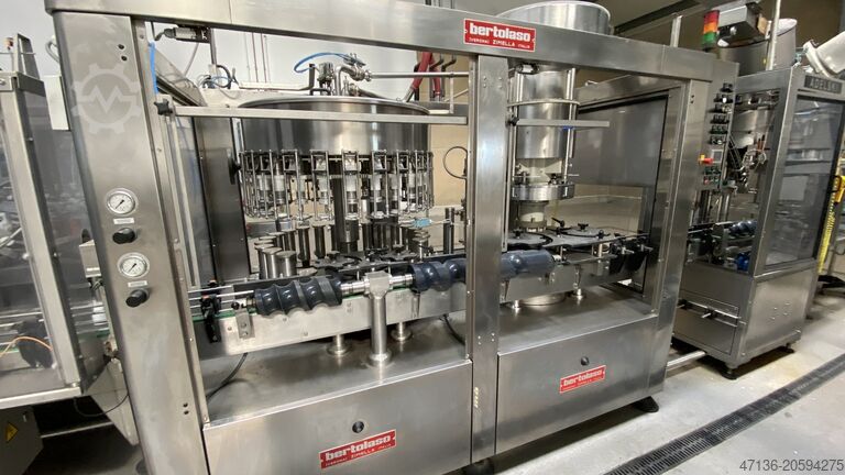 Monoblock 25 filler - 4 corker Bertolaso SYNCRONIA 25/4