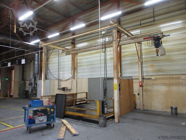  Demag Portalkran Hallenkran Stahlbau 2t Demag PK Kettenzug 2000Kg 2t 7,5x4m