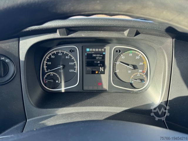 Samochód ciężarowy z plandeką typu platforma MERCEDES-BENZ ATEGO 1230 / Schiebeplane / LBW / 2 x AHK