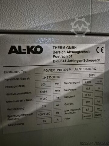 Dust collectors AL-KO POWER UNIT 300 P