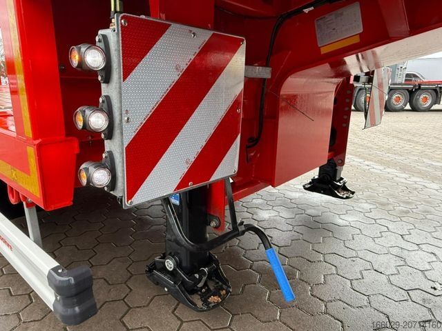 Semiremorcă cu platformă joasă KÄSSBOHRER K.SLS 3 / 0N 18/30 Tieflader mit hydr. Rampen