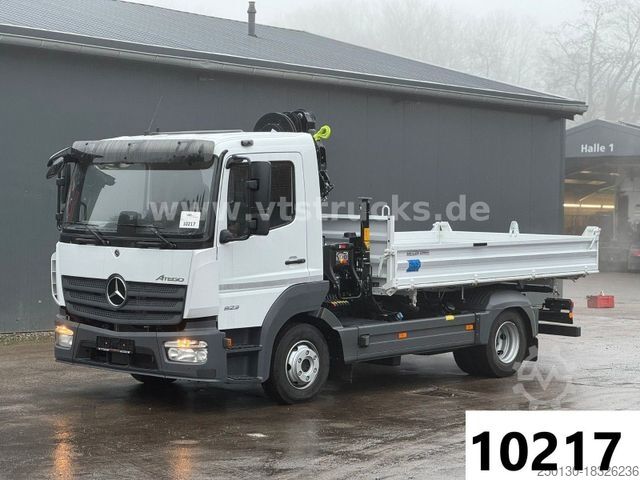 Three-sided tipper truck MERCEDES-BENZ Atego 823 4x2 Meiller DSK,HIAB-Ladekran *NEU*