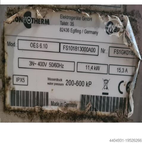 Forno combinato elettrico a vapore GN 1/1 usato Convotherm Convotherm OES..6.10