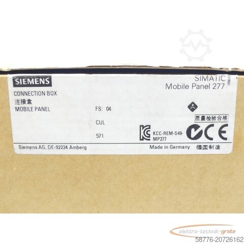 Componente Siemens Siemens 6AV6671-5AE00-0AX0 Anschluss-Box DP Basic SN:C-D6C67379 - ! -