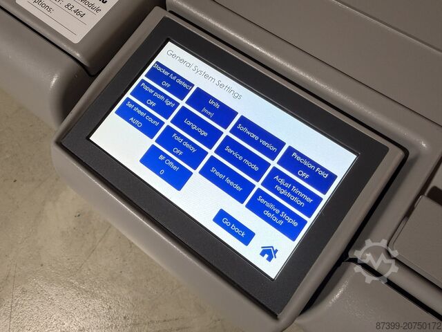 Document finishing system Plockmatic PBM350