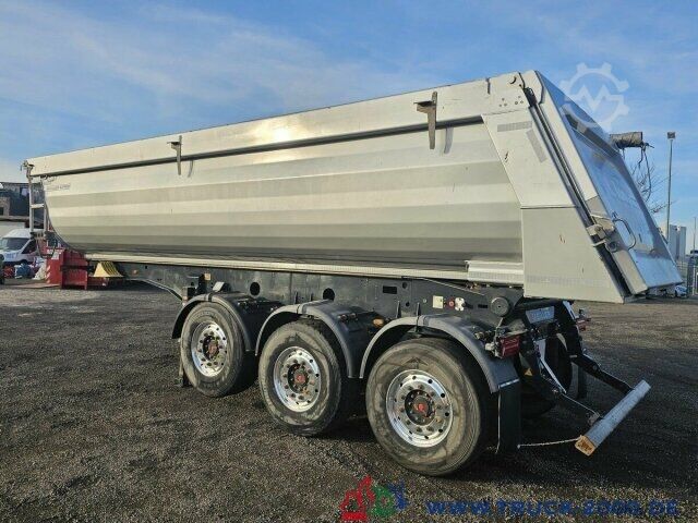 Kippers oplegger Meiller Meiller KISA3 Stahlmulde 23 m³ Plane -SAF Achsen