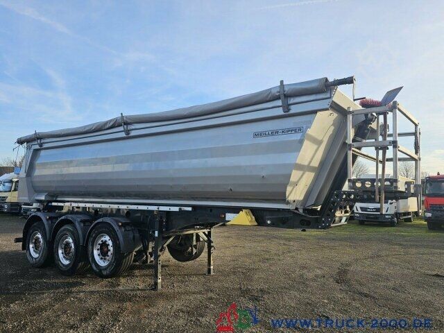 Kippers oplegger Meiller Meiller KISA3 Stahlmulde 23 m³ Plane -SAF Achsen