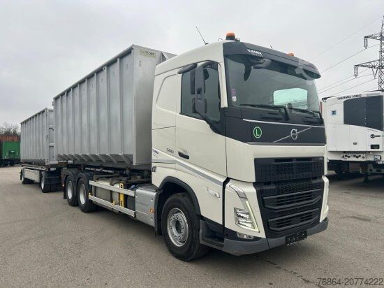 Tipper truck VOLVO FH 500 6X4, I-SHIFT , HYVA LIFT ABROLLKIPPER PREIS OHNE ABROLLCONTAINER