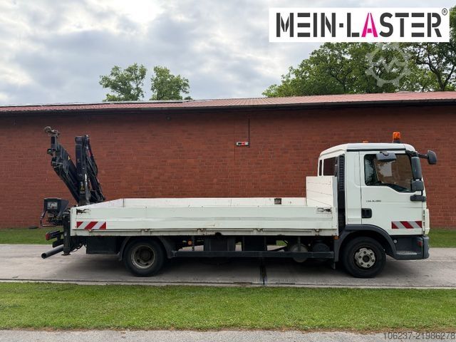 Autokranwagen MAN TGL 8.180 Hiab 055 D4 14m * 3 Sitzer * AHK 11 t